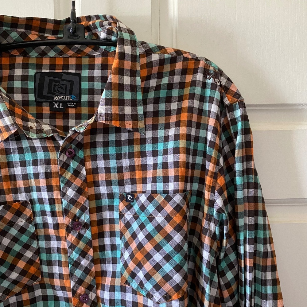 Rip Curl - Men's Gingham Button Down - Size XL